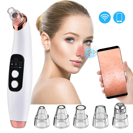 Electric Bubble Blackhead Remover Vacuum Suction